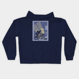 Sad Robot Kids Hoodie